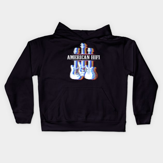 AMERICAN HIFI BAND Kids Hoodie by dannyook